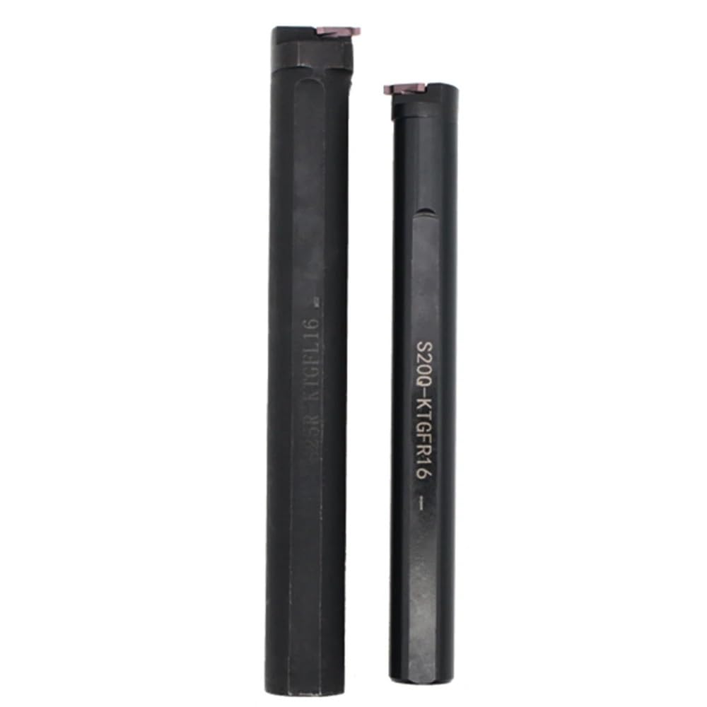 Barra de corte for torneado y mecanizado de ranuras internas KTGFR KTGFL, 16, 20, 25 y 32 mm, portaherramientas de ranurado superficial for inserto TGF32R y TGF32L.(S16N-KTGFR16)