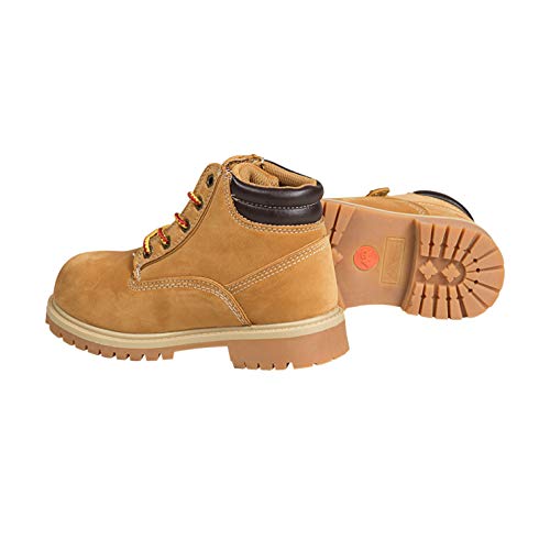 Trekker Boy's MID 6 INCH Boots - Colors (7 US, Wheat)
