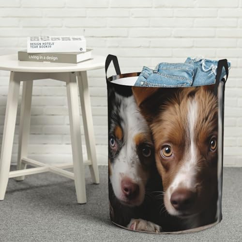 Grand panier à linge pliable imperméable sac à linge autonome - 7