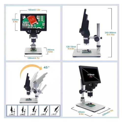 Microscopio digital para reparar placas de circuitos sin sufrir fatiga visual 2