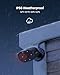 ZOSI 4 x 1080p Wired Outdoor Security Camera with Audio Recording, 2MP TVI Surveillance CCTV Bullet Camera Indoor, 80ft IR Night Vision, 90° Wide View, IP66 Weatherproof, Works with Our DVR