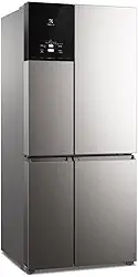 Geladeira Electrolux Frost Free Inverter 581L FlexiSpace 4 Portas Cor Inox Look (IQ8S) - 127V