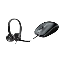 Logitech H390 Cuffie Cablate, Cuffia Stereo Con Microfono Regolabile Con Cancellazione Del ‎‎Rumore