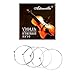 Q-XIAOKEAI,AV16 Professional Violin Strings (E-A-D-G) Cupronickel String for 4/4 3/4 1/2 1/4 Violin
