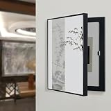 Copri Quadro Elettrico Decorativo Senza Foratura, Coperchio Contatore Luce Interno a Montaggio a Parete, Protezione Antipolvere e Impermeabile per Soggiorno, Ingresso (Stile 10, W(11.8″)*H(15.8″))