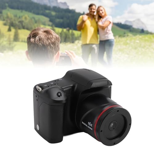 Digital Camera, 1080P HD Anti Shake Video Recording Camera Support 16X Digital Zoom, 16MP Compact Small Camera with 2.4 inch Screen