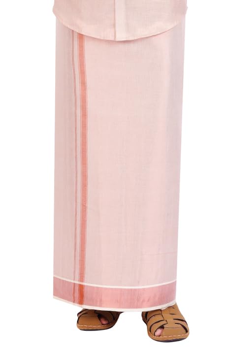 fashily Tissue Dhoti For Men | Indian Traditional Tissue Silk Cotton Dhoti | Double Dhoti 4 metres for men-picture-15