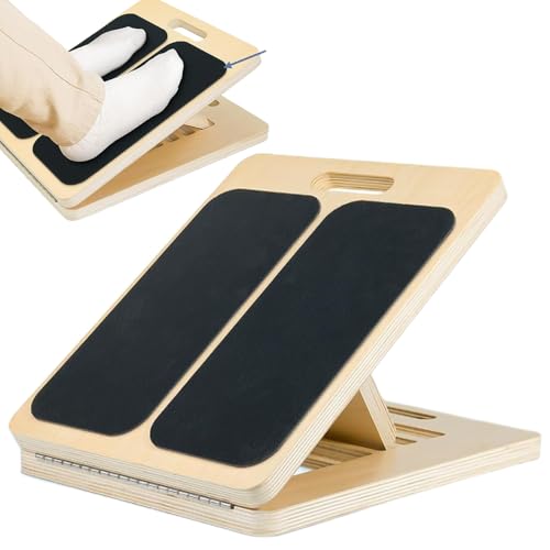 Étireur de pieds en bois compact pour la salle de sport et la maison