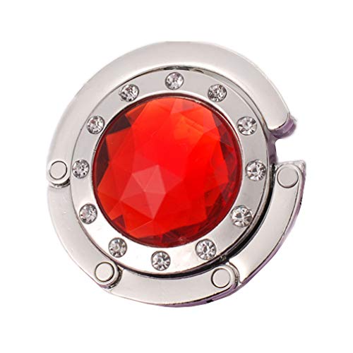 Preisvergleich Produktbild Strass Handtaschenhalter Faltbar Diamant Taschenhaken Handtasche Geldbeutelhalter Tasche Geldbörse Aufhänger von SamGreatWorld