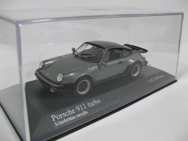 Amazon | ミニチャンプス 1/43 ポルシェ 911 ターボ 1977 ブルー 