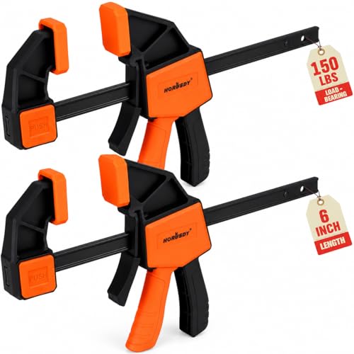 HORUSDY 6-Inch Bar Clamps 2-Pack for Woodworking