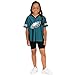 MODERN HERO NFL Philadelphia Eagles Officially Licensed Youth Essentials Set Includes Eagles Short Sleeve Jersey, Eye Blacks And Matching Socks, Size 7/8M (3 Pc Set)