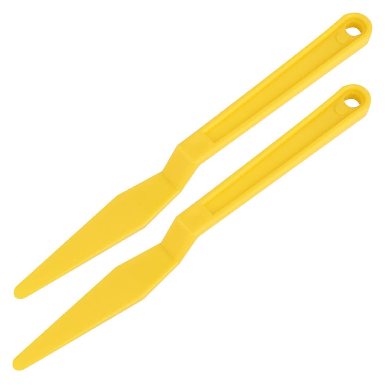 Generic 2pcs Fish Tank Decoration Plug Edge Kit Window Film Window Scrubber Seam Roller Paint Film Car Wrap Vinyl Tint Film Grout Automotive Vitre Wiper Vinyl Wrap Tools Plastic Yellow