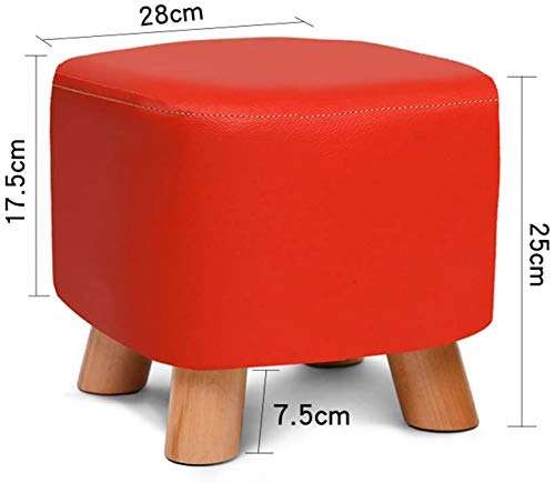 Amazon｜布張りフットスツールキューブオットマンフットレスト