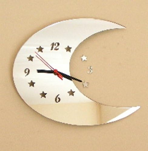 Super Cool Creations Moon Clock Mirror 40cm x 30cm