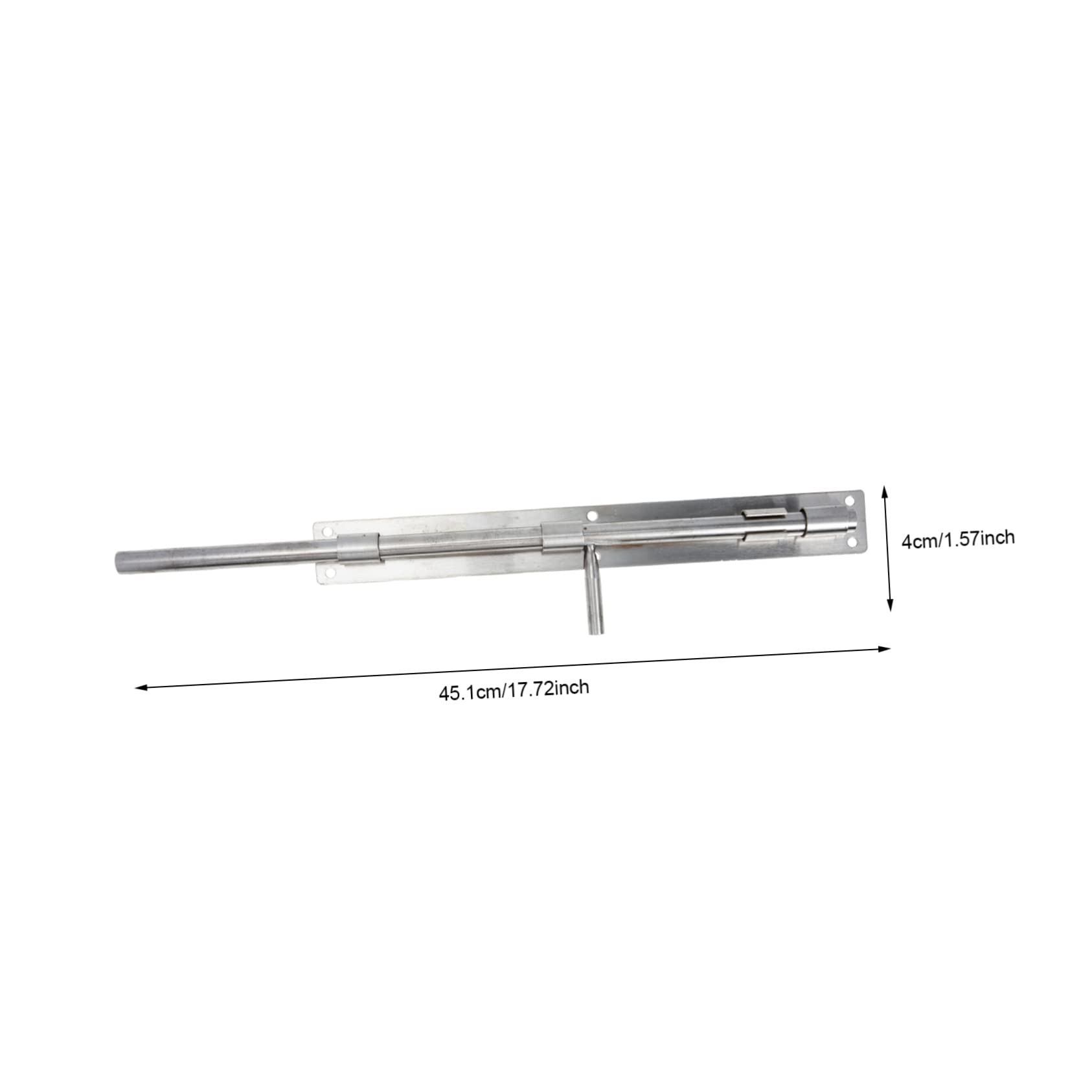 Serrure de Acier Inoxydable pour Porte Targette Robuste Durable pour Verrouillage de Porte Protection Maison