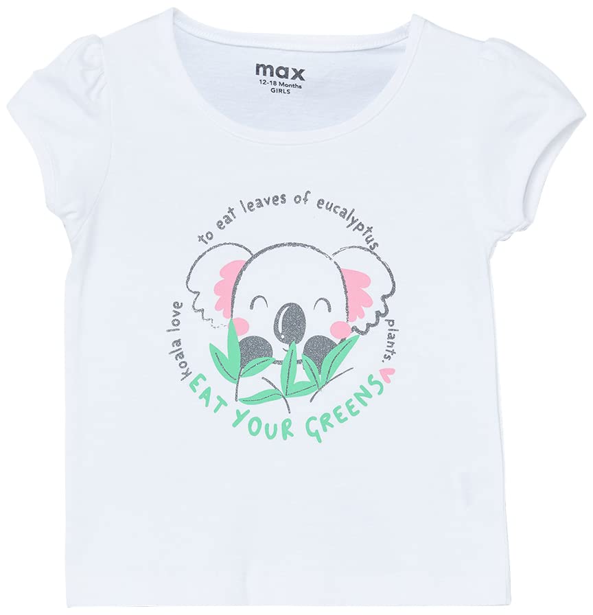 MaxGirls Printed Round Neck T-Shirt