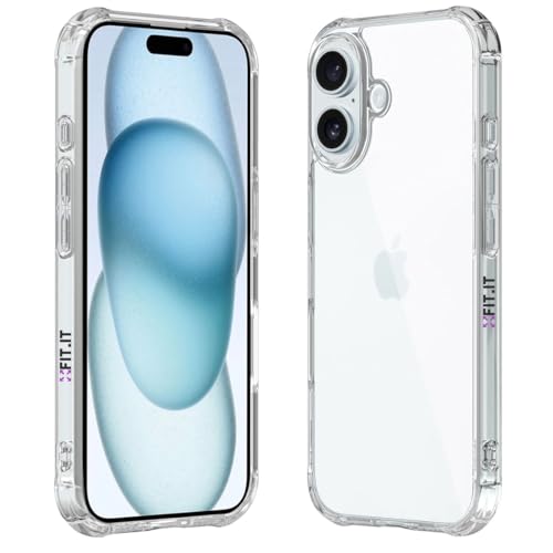 Capa Anti Impactos Airbag Capinha Compatível com iPhone 16 (Transparente, iPhone 16)