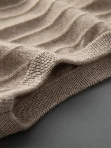 Men’S Wool Vest Sleeveless V-Neck Pullover Soft Warm Waistcoat Sweater Thin Wool Knit Casual Tank Tops4