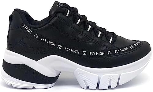 Tênis Feminino Chunky Fly High Preto Ramarim 2380104-0002