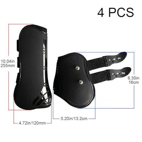 Bottes de support de cheval de saut d'obstacles ouvertes devant 4pcs - 7