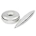 BG247 Floating Pen With Magnetic Base Chrome Ball Point Writing Pen With Magnet Holder Office Paper Weight (Floating Pen)