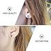 BESPORTBLE Poker Design Titanium Steel Earrings for Women, Girl’s Chic A Symbol Ear Jewelry, Fashionable Casual Wear Accessories Random Style