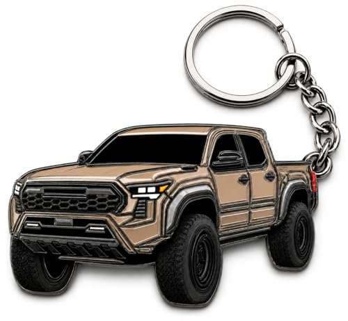 Image of Tacoma Keychain 2026 Tacoma Accessories 2016-2025 mods 4th Gen Cool Key Chain Fob Cover Toy Gift Truck