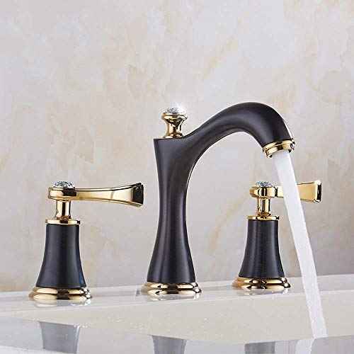 Robinet de lavabo à trois trous en bronze pour transformer votre meuble de salle de bain