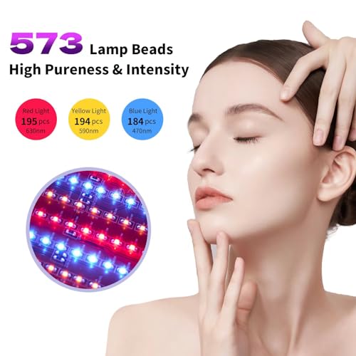 Zovie HK209 Infrared Light Therapy Led Facial Light Therapy Mask-Photons Facial Skin Care Machine Led Beauty Mask-Flexible Led Light Therapy thumb #3