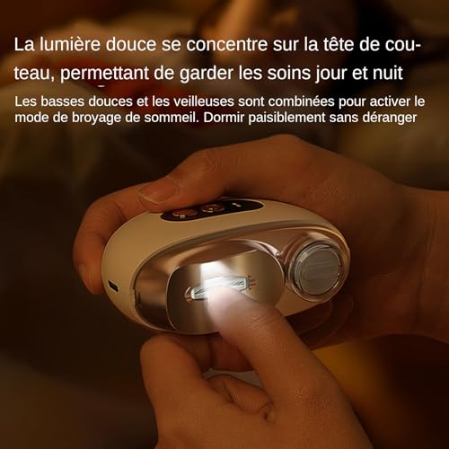 Lime-ongles rechargeable USB manucure voyage à 3 vitesses réglables - 2