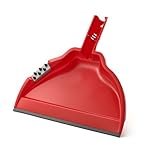 O-Cedar Anti-Static Premium Dustpan with Broom Cleaning Cones, Red