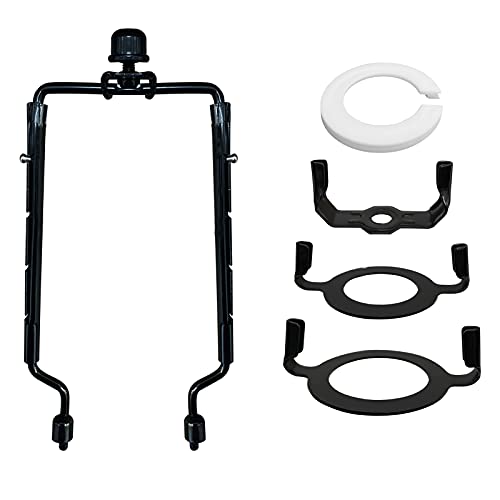 Lista de pantalla favoritos de las personas. 43 Kit de soporte ajustable para arpa de pantalla de lámpara, altura 7, 8, 9, 10 pulgadas y 3/8 pulgadas, asiento estándar E14 E26 E27 base de luz UNO adaptador adaptador de remates...