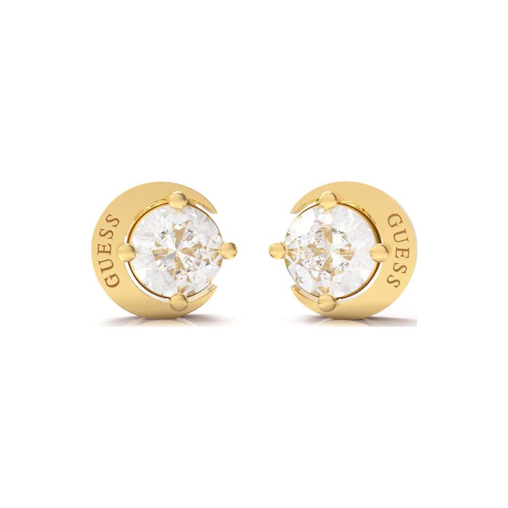 JUBE01194JWYG - Orecchini A Forma Di Luna In Acciaio Dorato, Motivo: Luna, In Lega, Lega Di Acciaio - 4