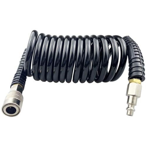 Darnassus Polyurethane Recoil Air Hose, Air Compressor Hose with 1/4