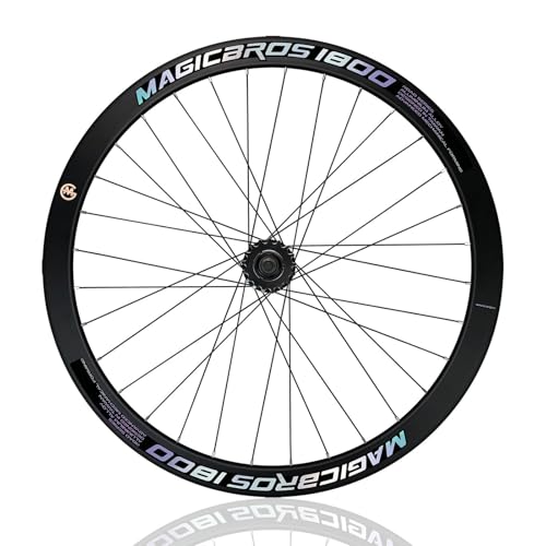 Set Di Ruote Per Bici A Scatto Fisso 700C Lega Di Alluminio Velocità Singola Bici Da Pista Ruote Anteriori E Posteriori 100/120mm Freno V 32H Altezza 40/60mm(Rear,40mm)