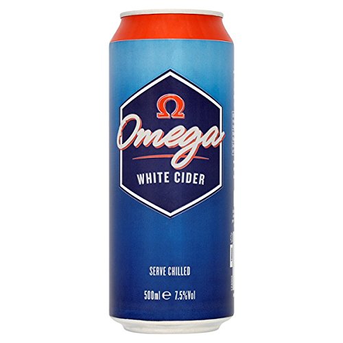 Omega White Cider 500ml (Pack of 24 x 500ml)