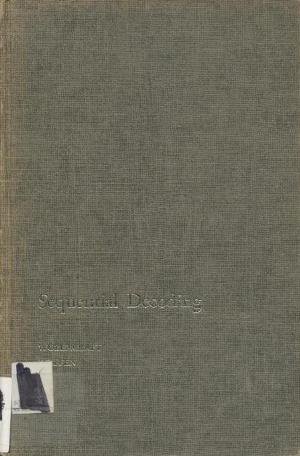 Sequential Decoding 0262230062 Book Cover