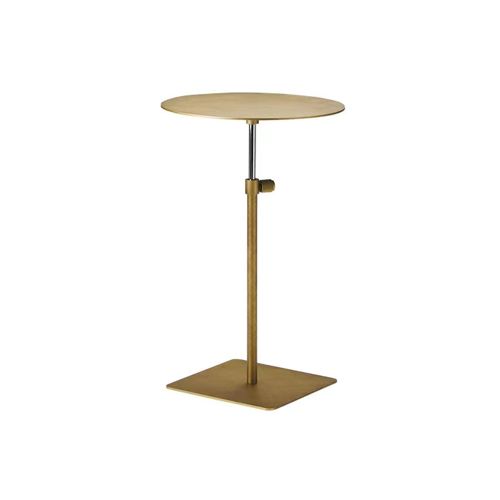 Table d'appoint ronde réglable bureau avec plateau relevable gain de place