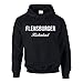 Produktbild shirtdepartment Hoodie Flensburger Küstenkind Kapuzenpullover Küste Flensburg Deutschland, XL, schwarz