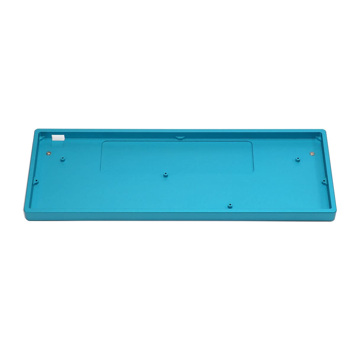 BGKYPRO Anodizing Aluminum CNC-machined Stylish Mechanical Keyboard Case for 60% Mechanical Gaming Keyboard Compatible GH60 61 63 64 (Blue)