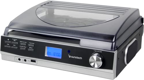 Sunstech PXR23 Tourne-Disque Vinyle Vintage, Lecteur en Vinyle et Lecteur de Musique Via Bluetooth, USB et Tuner Radio… - Les Beatles, Paul McCartney, John Lennon, RIngo Starr, George Harrison Sunstech PXR23 Tourne-Disque Vinyle Vintage, Lecteur en Vinyle et Lecteur de Musique Via Bluetooth, USB et Tuner Radio… – Image 3