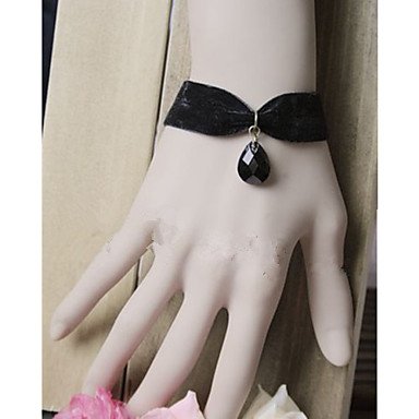 Gothic Lolita Vintage Women's Black Alloy Charm Bracelet(1 Pc)