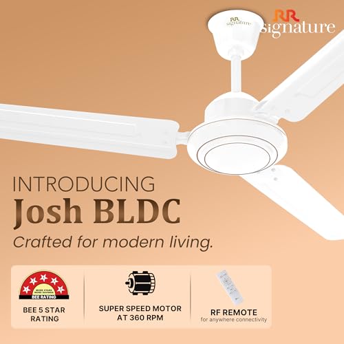 RR Store RR Josh BLDC 1200 mm Ceiling Fan White - Image 3