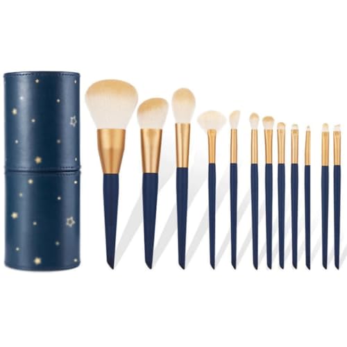 Brochas de maquillaje de pelo suave para aplicar polvo, colorete y sombras fácilmente 1