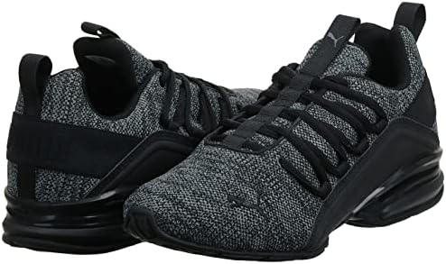 PUMA Men's Axelion, Puma Black-QUIET SHADE, 10.5 | Image 6