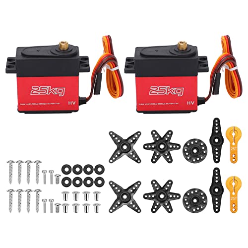 XOYIXOYI ���g���N�f�W�^���T�[�{�A1/8 1/10 RC �J�[�p�A�A���~�����M�A�A25KG ���ׁA��m�C�Y�A40x20x40.5mm�A68.5g