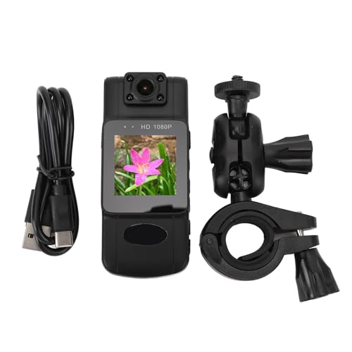 Caméra portable 2K pour sport et plein air avec clip de fixation
