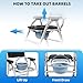 4 in 1 Folding Bedside Commode Chair for Elderly with Arms and Back,Adjustable Height Raised Toilet Seat with Handles,Adults Potty Chair for Seniors,Disabled and Pregnant