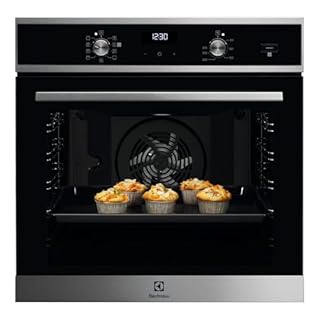 Electrolux Serie 600 Forno Elettrico da Incasso a Vapore Multifunzione, Capacità 72 L, EOD5H40X, Classe A, Ventilato Cottura e Pulizia a Vapore Potenza, 589x596x569 mm, Acciaio Inox